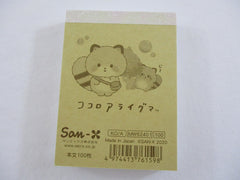 Cute Kawaii San-X Kokoro Araiguma Raccoon Mini Notepad / Memo Pad - B - 2020