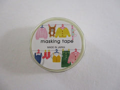Cute Kawaii Mind Wave Washi / Masking Deco Tape - Outfit Clothings Dress Tops - for Scrapbooking Journal Planner Craft