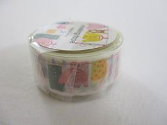 Cute Kawaii Mind Wave Washi / Masking Deco Tape - Outfit Clothings Dress Tops - for Scrapbooking Journal Planner Craft