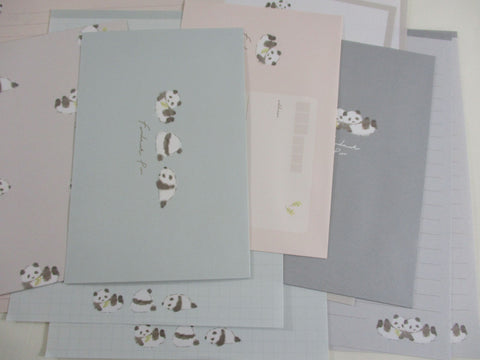 Cute Kawaii Q-Lia Panda Bear Letter Sets - Stationery Writing Paper Envelope Penpal