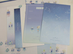 Cute Kawaii Q-Lia Magical Blue Starry Things Letter Sets - Stationery Writing Paper Envelope Penpal