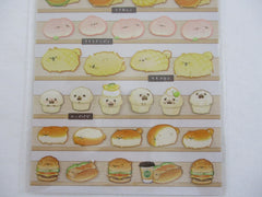 Cute Kawaii Kamio Bakery Bread Cafe Sticker Sheet - for Journal Planner Craft