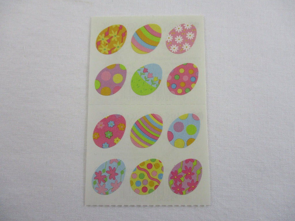 Mrs Grossman Easter Eggs Sticker Sheet / Module - Vintage & Collectible 2009