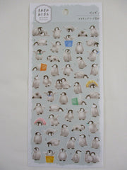 Cute Kawaii MW Animaru  Seal Series - B - Penguin Sticker Sheet - for Journal Planner Craft