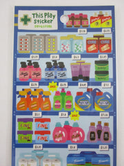 Cute Kawaii MW Display This Play Series - Drugstore Convenience Store Sticker Sheet - for Journal Planner Craft