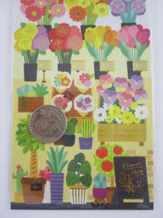 Cute Kawaii MW Display This Play Series - Flower Shop Sticker Sheet - for Journal Planner Craft