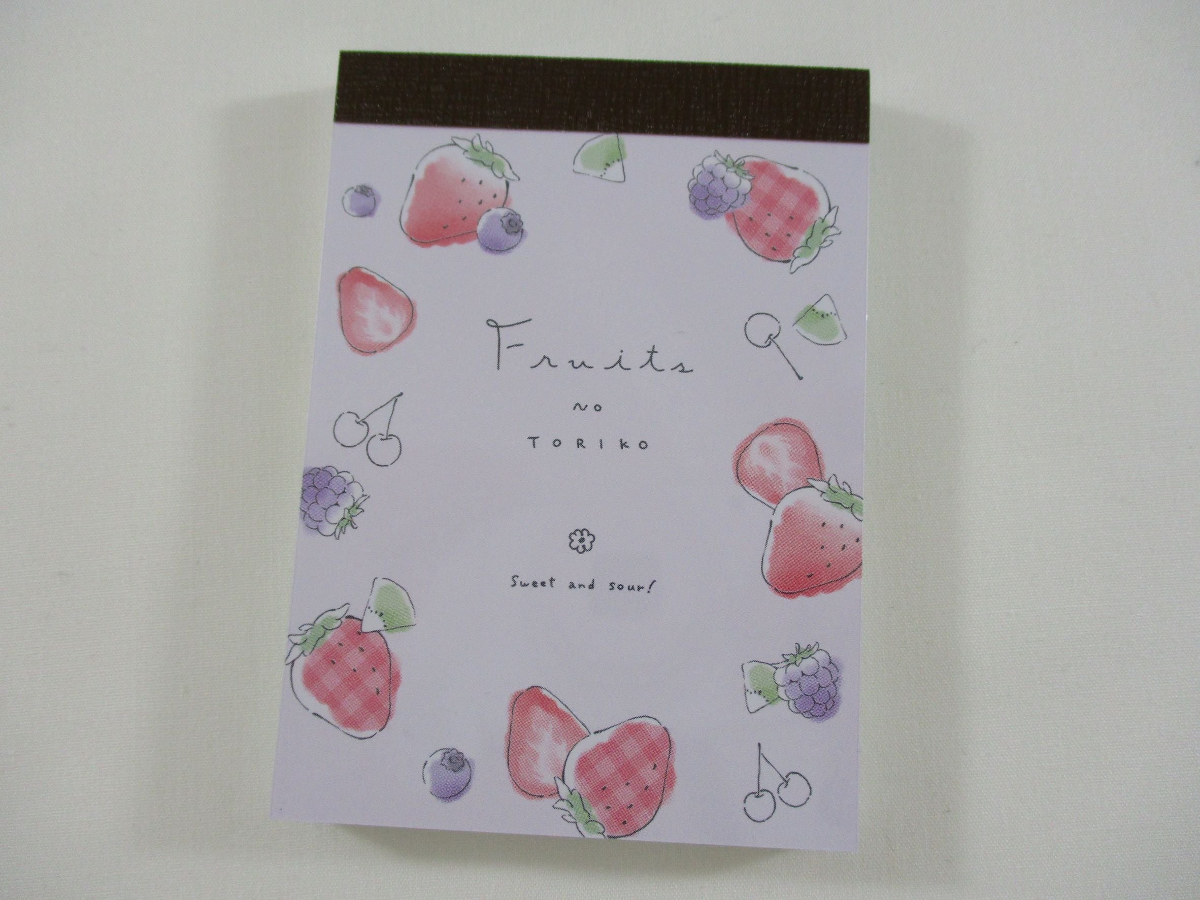 Cute kawaii Strawberry sticky note memo pad japanese stationery