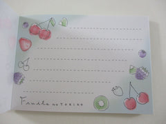 Cute Kawaii Crux Fruits Strawberry Sweet Sour Mini Notepad / Memo Pad - Stationery Designer Paper Collection