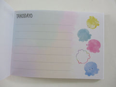 Cute Kawaii Crux Octopus Takodayo Mini Notepad / Memo Pad - Stationery Designer Paper Collection