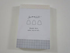 Cute Kawaii Q-Lia Happy Day Series - Ghost Mini Notepad / Memo Pad - Stationery Designer Paper Collection