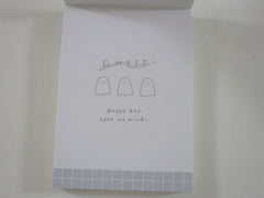 Cute Kawaii Q-Lia Happy Day Series - Ghost Mini Notepad / Memo Pad - Stationery Designer Paper Collection