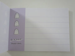 Cute Kawaii Q-Lia Happy Day Series - Ghost Mini Notepad / Memo Pad - Stationery Designer Paper Collection