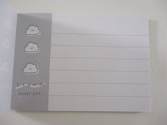 Cute Kawaii Q-Lia Happy Day Series - Clouds Mini Notepad / Memo Pad - Stationery Designer Paper Collection