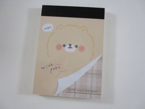 Cute Kawaii Kamio With Animal Series - Dog Pome Mini Notepad / Memo Pad - Stationery Designer Paper Collection