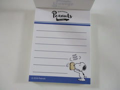 Cute Kawaii Peanuts Snoopy Mini Notepad / Memo Pad Kamio - S Happiness is Fresh Bread - Stationery Designer Paper Collection