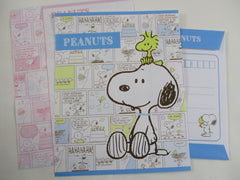 Cute Kawaii Peanuts Snoopy Letter Set - Stationery Writing Paper Penpal Collectible