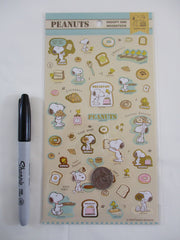 Cute Kawaii Peanuts Snoopy Large Sticker Sheet - for Journal Planner Craft