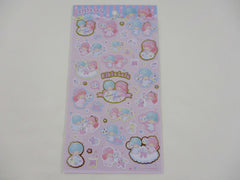 Cute Kawaii Sanrio Little Twin Stars Large Sticker Sheet - for Journal Planner Craft