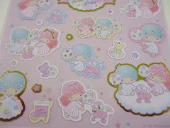 Cute Kawaii Sanrio Little Twin Stars Large Sticker Sheet - for Journal Planner Craft