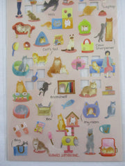 Cute Kawaii Kamio Room Portrait Series Sticker Sheet -  Cat Kitten Home Pet - for Journal Planner Craft Agenda Organizer Scrapbook