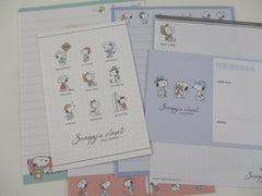 Cute Kawaii Peanuts Snoopy Letter Sets Stationery Paper - R