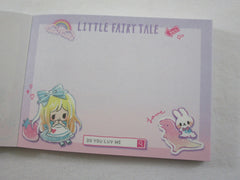 Cute Kawaii Q-Lia Little Fairy Tale Alice Mini Notepad / Memo Pad - K - Stationery Design Writing