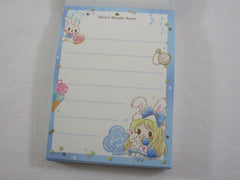Cute Kawaii Q-Lia Little Fairy Tale Alice Mini Notepad / Memo Pad - J - Stationery Design Writing