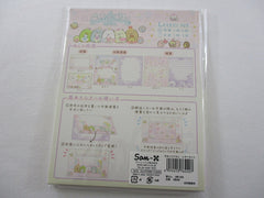 Cute Kawaii San-X Sumikko Gurashi Tapioca Bubble Park B Letter Set Pack - Stationery Writing Paper Envelope Penpal Rare Collectible