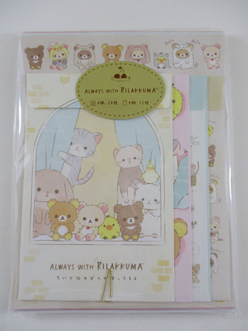 Cute Kawaii San-X Always with Rilakkuma Letter Set Pack - A 2022 - Stationery Writing Paper Envelope Penpal