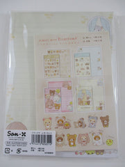 Cute Kawaii San-X Always with Rilakkuma Letter Set Pack - A 2022 - Stationery Writing Paper Envelope Penpal