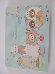 Cute Kawaii San-X Rilakkuma Bear Always with theme 4 x 6 Inch Notepad / Memo Pad - Stationery Designer Paper Collection