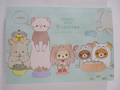 Cute Kawaii San-X Rilakkuma Bear Always with theme 4 x 6 Inch Notepad / Memo Pad - Stationery Designer Paper Collection