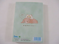 Cute Kawaii San-X Rilakkuma Bear Always with theme 4 x 6 Inch Notepad / Memo Pad - Stationery Designer Paper Collection