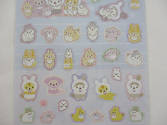 Cute Kawaii San-X CorocorocoroNya Cat Bunny Sticker Sheet 2022 - A - for Planner Journal Scrapbook Craft