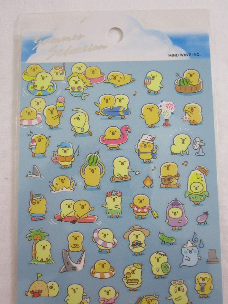 Cute Kawaii Mind Wave Baby Chicks Sticker Sheet - for Journal Planner –  Alwayz Kawaii