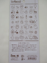 Cute Kawaii San-X Sumikko Gurashi Retro Sticker Sheet 2022 - B - for Planner Journal Scrapbook Craft