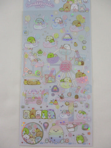 Cute Kawaii San-X Sumikko Gurashi Bubble Tapioca Tea Drink Sticker Sheet 2020 - A - for Planner Journal Scrapbook Craft