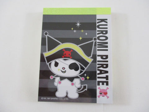 Cute Kawaii Sanrio Kuromi Mini Notepad / Memo Pad - Stationery Design Writing Collection - Rare Preowned