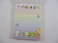 Cute Kawaii San-X Sumikko Gurashi Bubble Tea Bobba Tapioca Drink Mini Notepad / Memo Pad - B - Stationery Writing Message