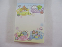 Cute Kawaii San-X Sumikko Gurashi Bubble Tea Bobba Tapioca Drink Mini Notepad / Memo Pad - D - Stationery Writing Message