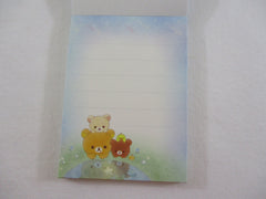 Cute Kawaii San-X Rilakkuma Bear Star Showers Mini Notepad / Memo Pad - C - Stationery Writing Message