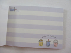 Cute Kawaii Kamio Bubble Tea Boba Tapioca Drink Mini Notepad / Memo Pad - Stationery Designer Writing Paper Collection
