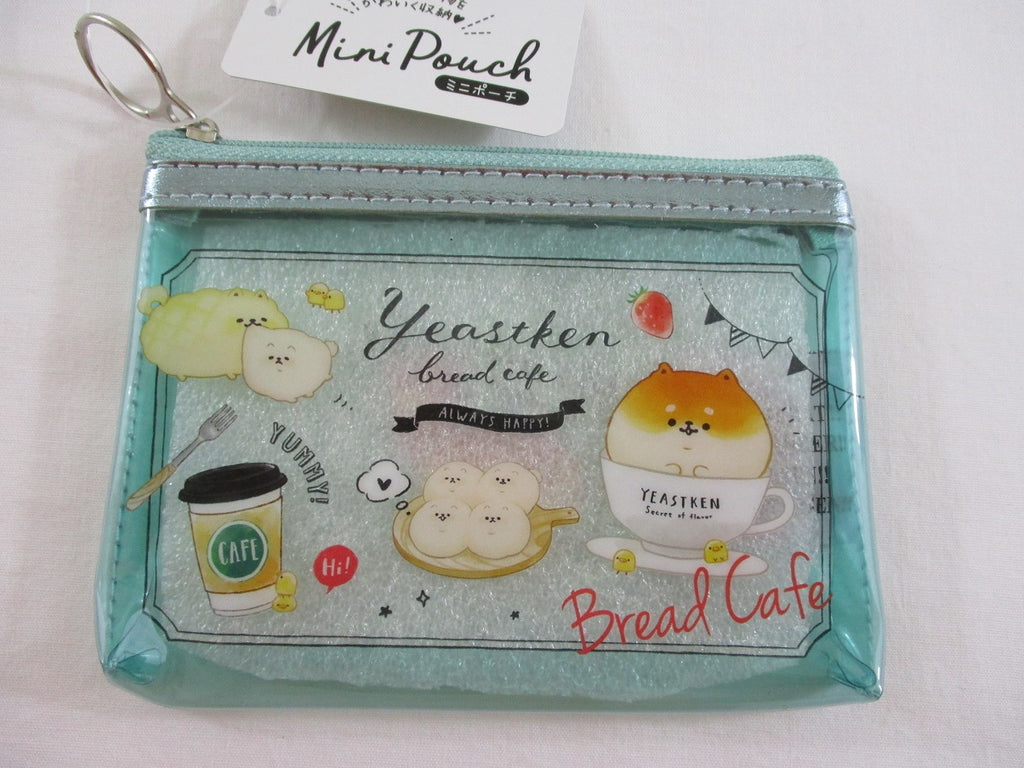 Cute Kawaii Kamio Bread Cafe Yeastken Small Zip Pouch Wallet - Bag Accessories