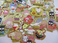 Cute Kawaii Sanrio Characters Hello Kitty My Melody Little Twin Stars Cinnamoroll Badtz Maru Flake Sack Stickers - 50 pcs