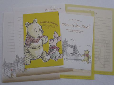 Cute Kawaii Winnie The Pooh Honey Bear Letter Sets A - Writing Paper Envelope Stationery