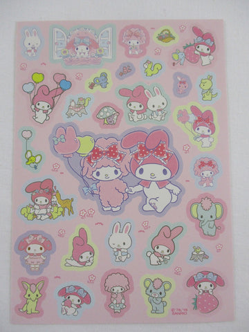 Cute Kawaii Sanrio My Melody Sticker Sheet - 2018 Collectible - for Journal Planner Craft Stationery
