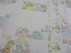 San-X Sumikko Gurashi Bubble Tea Tapioca Park Memo Note Writing Paper Set
