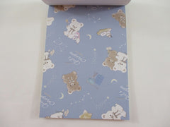 Cute Kawaii Q-Lia Bear Star Girl Corazon 4 x 6 Inch Notepad / Memo Pad - Stationery Designer Paper Collection
