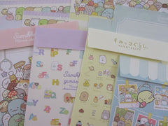 Cute Kawaii San-X Sumikko Gurashi Friends Collage Retro Letter Sets - A Writing Paper Envelope Stationery Penpal