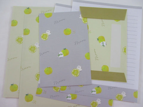 Cute Kawaii Q-Lia Bird Lemon Moime Letter Sets - Writing Paper Envelope Stationery